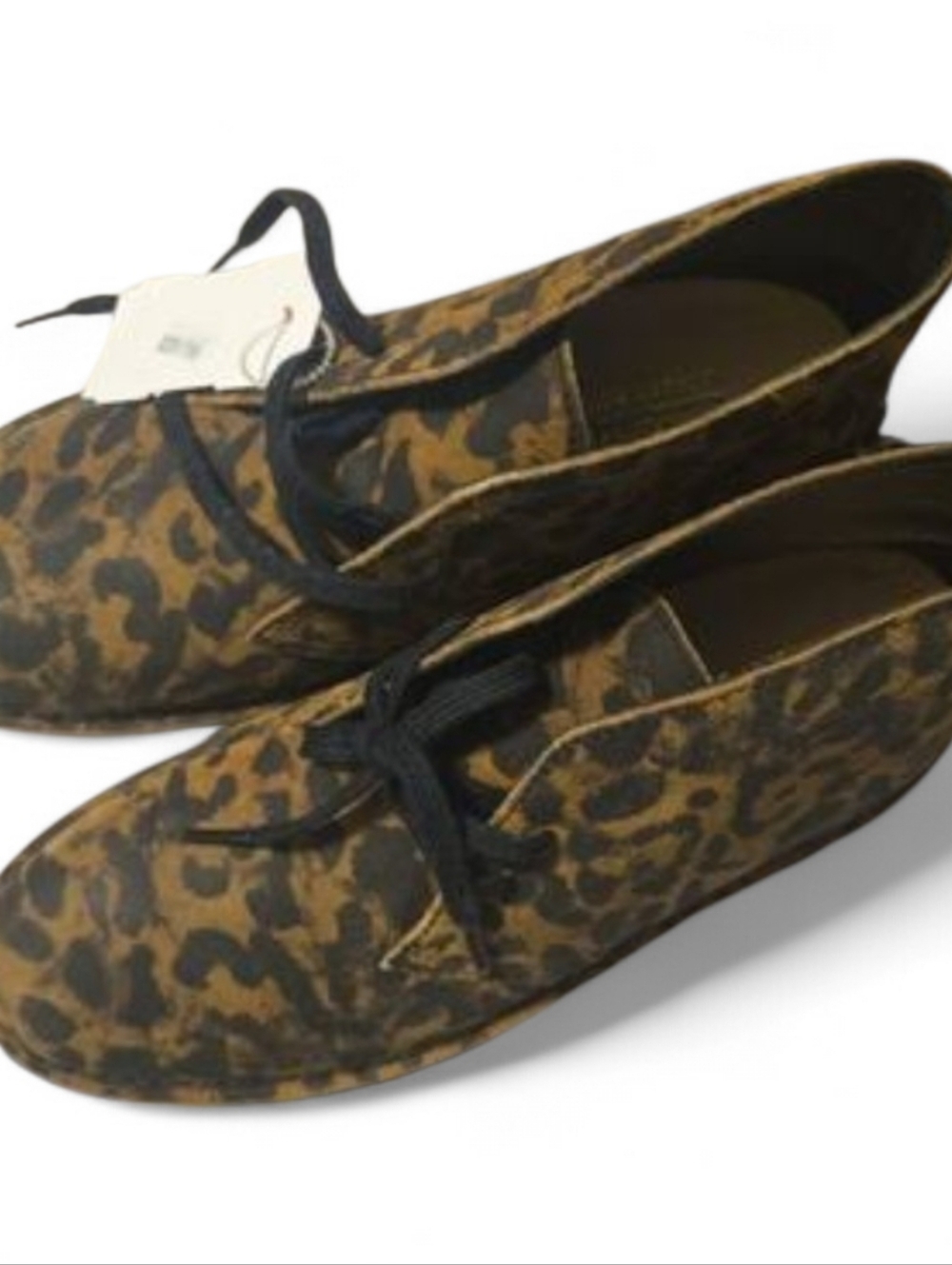 Clarks Desert Boot 2 Leopard Print Suede Chukka Boots - Picture 2 of 5